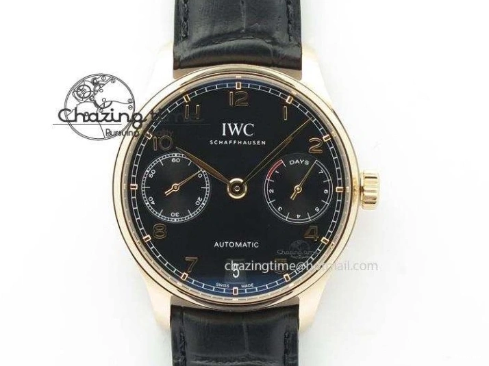 MIROTIME 0322 Sustainable Portuguese IW545408 White Dial ZF 1:1 Best Edition On Dark Blue Leather Strap 7335